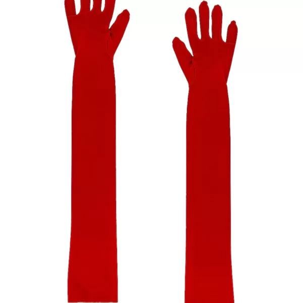 NORMA KAMALI ΓΑΝΤΙΑ ΨΗΛΑ ΚΟΚΚΙΝΟ