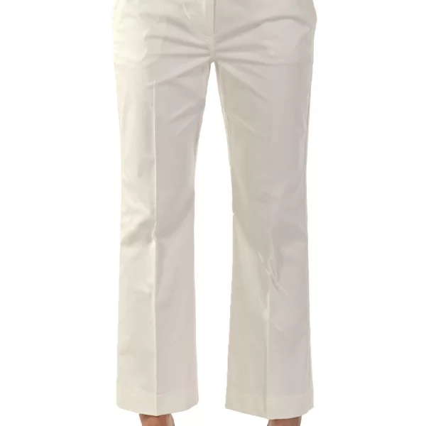 MARELLA ΠΑΝΤΕΛΟΝΙ EDITTO CHINO CROPPED ΛΕΥΚΟ