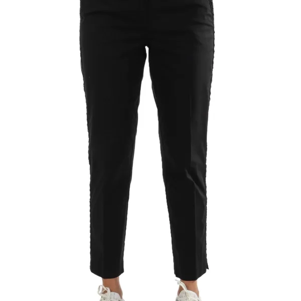 MARELLA SPORT ΠΑΝΤΕΛΟΝΙ BROWN CHINO ΣΧΕΔΙΟ ΠΛΑΙ ΜΑΥΡΟ