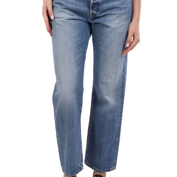 RALPH LAUREN ΠΑΝΤΕΛΟΝΙ JEANS RELAXED STRAIGHT ΜΠΛΕ