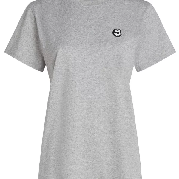 KARL LAGERFELD T-SHIRT IKON PATCH LOGO ΓΚΡΙ
