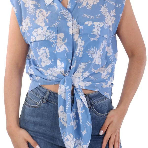 MARELLA ΠΟΥΚΑΜΙΣΟ ΑΜΑΝΙΚΟ VICTOR ΕΜΠΡΙΜΕ ΣΙΕΛ-ΛΕΥΚΟ