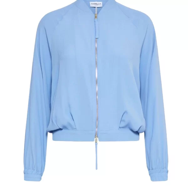 MARELLA ΜΠΟΥΦΑΝ JACKET ΜΕΤΑΞΙ GRINTA ΣΙΕΛ