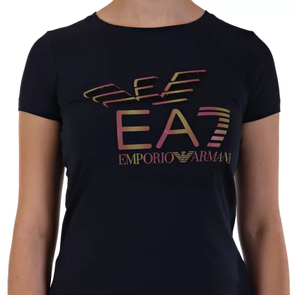 ARMANI 7 T-SHIRT LOGO ΜΠΛΕ