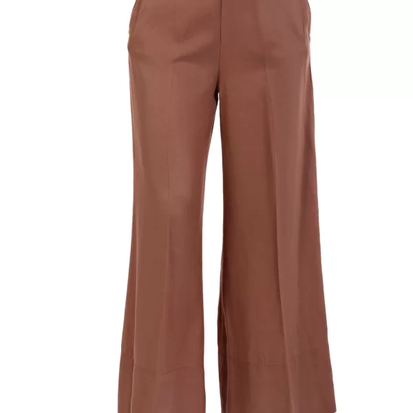 PINKO ΠΑΝΤΕΛΟΝΑ PAOLINA TWLL LYOCELL REDDISH ΚΑΦΕ