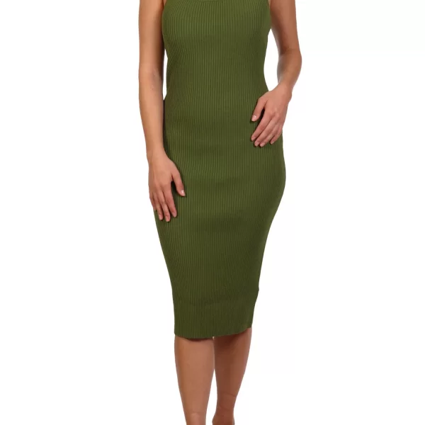 MICHAEL KORS ΦΟΡΕΜΑ MIDI ΡΙΜΠ LOGO ΜΕΤΑΛΛΙΚΟ ΜΑΝΙΚΙ ΠΡΑΣΙΝΟ