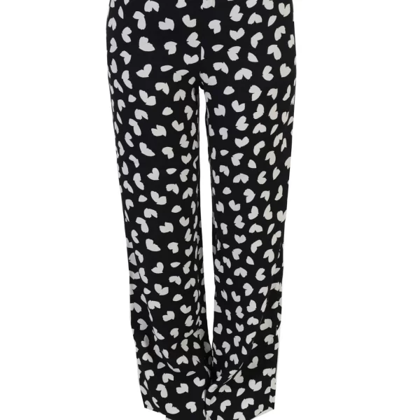 MICHAEL KORS ΠΑΝΤΕΛΟΝΑ ΚΑΡΔΙΕΣ ΑΣΠΡΟ ΜΑΥΡΟ