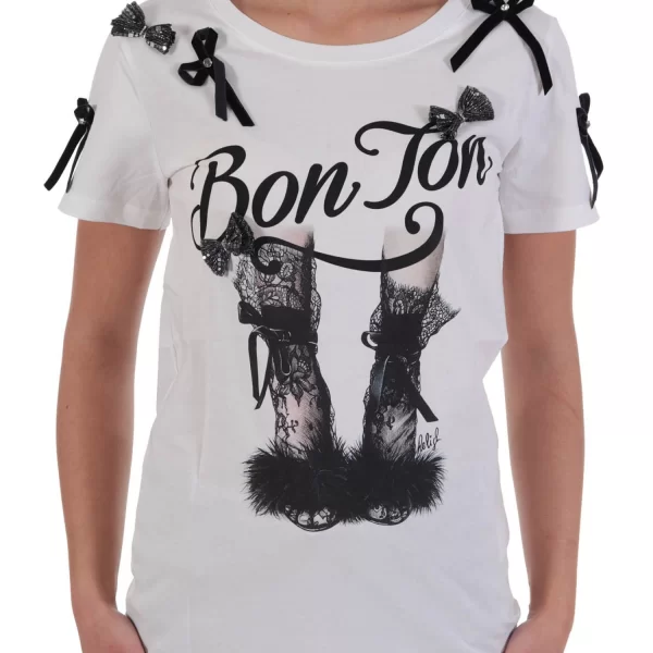 RELISH T-SHIRT POTTER ΣΤΑΜΠΑ LEGS ΛΕΥΚΟ