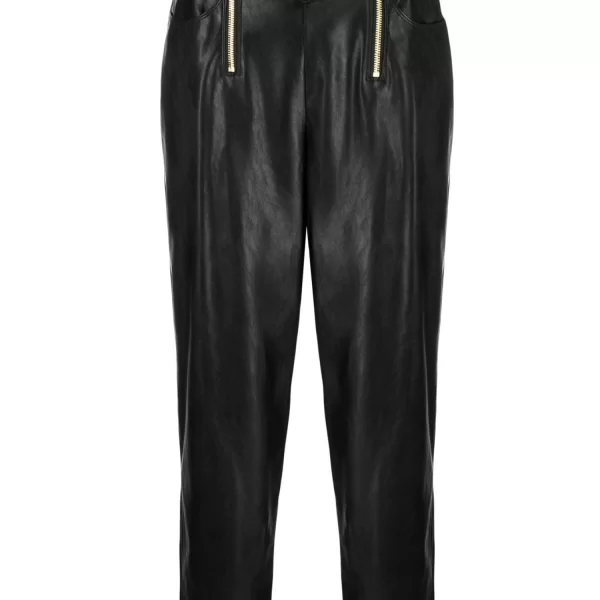 PINKO ΠΑΝΤΕΛΟΝΙ PELIN ΔΕΡΜΑΤΙΝΗ ΦΕΡΜΟΥΑΡ ΜΑΥΡΟ