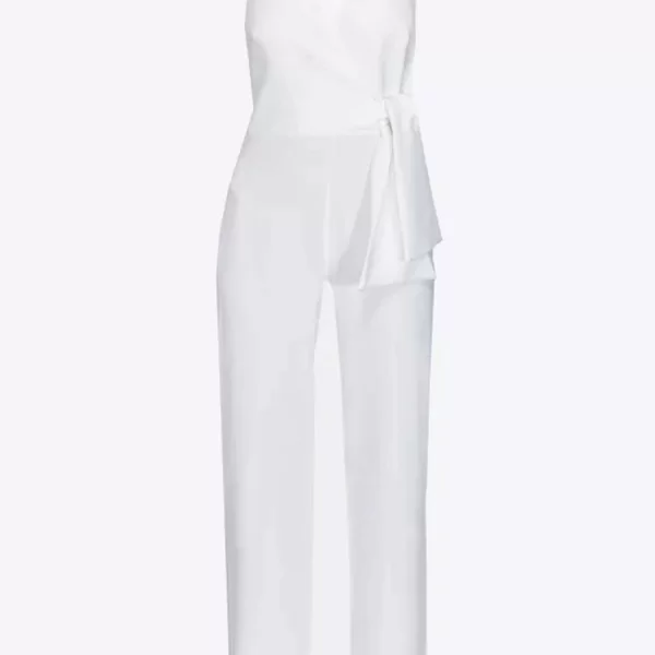 PINKO ΟΛΟΣΩΜΗ ΦΟΡΜΑ EXTRADRY TUTA ΔΕΣΙΜΟ ΛΑΙΜΟ ΛΕΥΚΟ