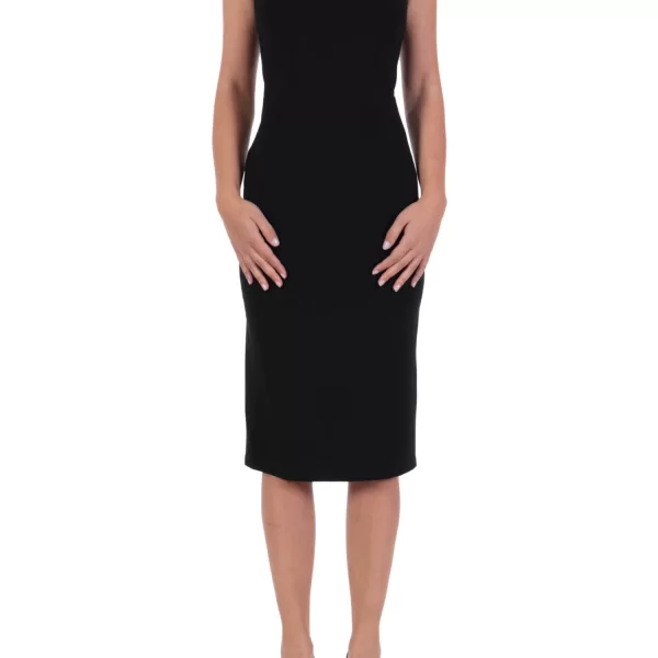 PINKO ΦΟΡΕΜΑ ASTRID MIDI ΜΑΥΡΟ