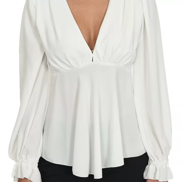 TWENTY ΠΟΥΚΑΜΙΣΑ ΜΜ V-NECK ΥΠΟΛΕΥΚΟ