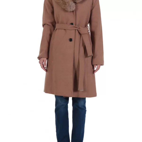 MICHAEL KORS ΠΑΛΤΟ ΖΩΝΗ ΑΠΟΣΠΩΜΕΝΗ FEUX ΓΟΥΝΑ ΚΑΜΕΛ