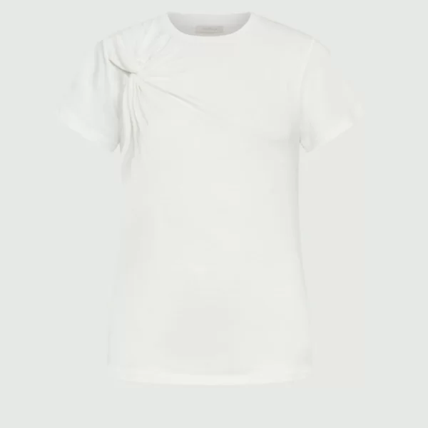 MARELLA T-SHIRT BAMBY ΛΑΙΜΟΚΟΨΗ ΚΟΜΠΟΣ ΛΕΥΚΟ