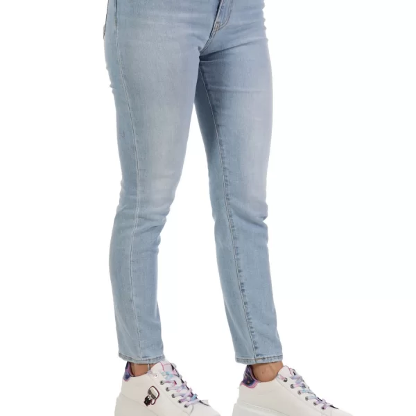 PINKO PINKO ΠΑΝΤΕΛΟΝI JEANS SUSAN NO BELT SKINNY ΣΤΡΑΣ BIRDS ΤΣΕΠΗ ΓΑΛΑΖΙΟ