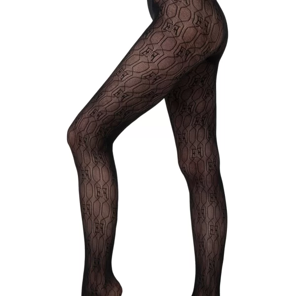 ELISABETTA FRANCHI ΚΑΛΣΟΝ LOGO ΜΑΥΡΟ