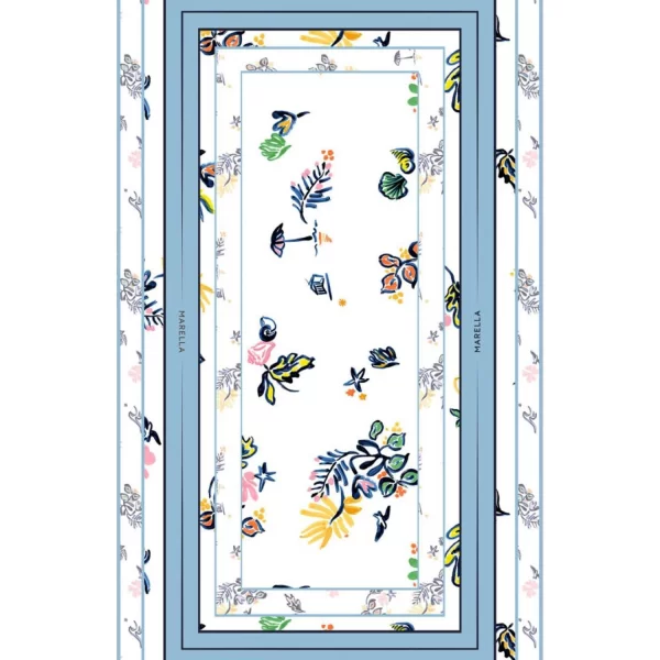 MARELLA ΦΟΥΛΑΡΙ IMMERSO LOGO ΣΙΕΛ-ΛΕΥΚΟ