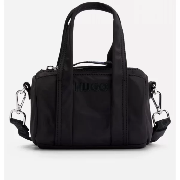 HUGO BLUE ΤΣΑΝΤΑΚI CROSSBODY ROSELYN DUFFLE ΜΑΥΡΟ