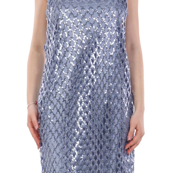 MARELLA EMME ΦΟΡΕΜΑ MINI SPARKS ΔΙΧΤΥ ΠΑΓΕΤΑ ΜΠΛΕ