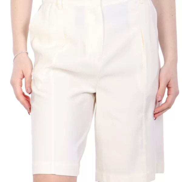 PATRIZIA PEPE ΒΕΡΜΟΥΔΑ BIANCO ΕΚΡΟΥ