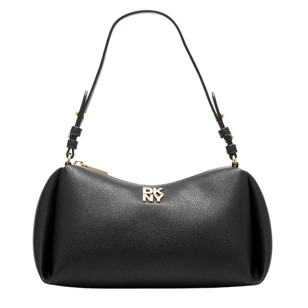 DKNY ΤΣΑΝΤΑ ΩΜΟΥ REMY LOGO ΜΑΥΡΟ