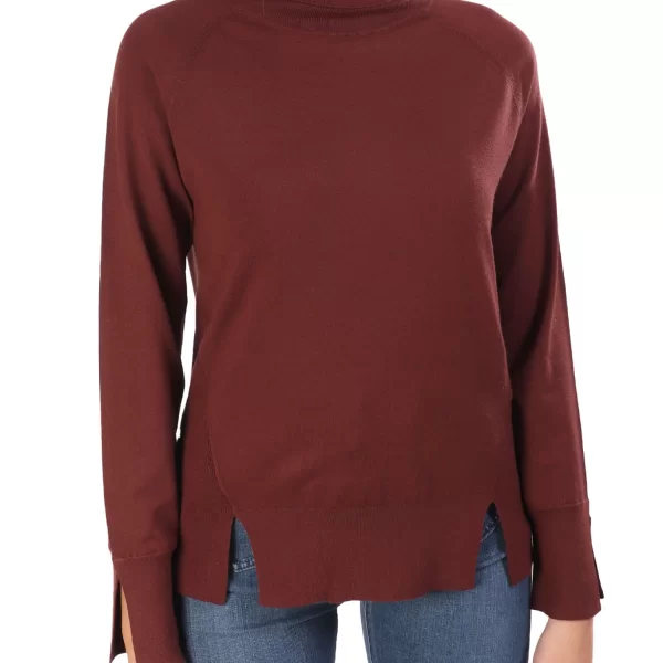 MARELLA EMME ΠΛΕΚΤΟ TURTLENECK AQUILE ΜΠΟΡΝΤΩ