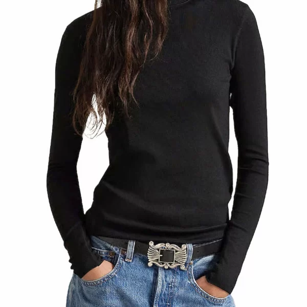 RALPH LAUREN ΠΛΕΚΤΟ CLASSICS ΖΙΒΑΓΚΟ ΜΑΥΡΟ