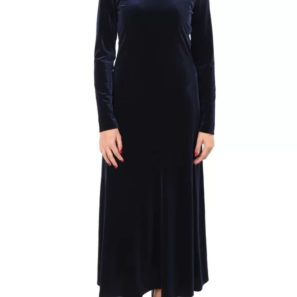 MARELLA ΦΟΡΕΜΑ MAXI RICORSO ΑΝΟΙΓΜΑ ΠΛΑΤΗ ΒΕΛΟΥΤΕ ΜΠΛΕ