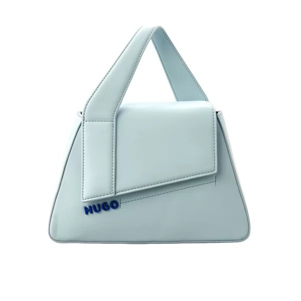 HUGO BLUE ΤΣΑΝΤΑ ΧΕΙΡΟΣ/CROSSBODY LYLAH TOP HANDLE LOGO ΣΙΕΛ