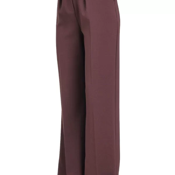 ELISABETTA FRANCHI ΠΑΝΤΕΛΟΝΙ ΠΙΕΤΑ ΧΡΥΣΕΣ ΛΕΠΤΟΜΕΡΕΙΕΣ REGULAR FIT ΒΟΥΡΓΟΥΝΔΙ