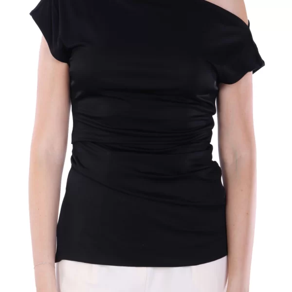 Boss BOSS TOP ETRIMA2 ΝΤΡΑΠΕ ΜΑΥΡΟ