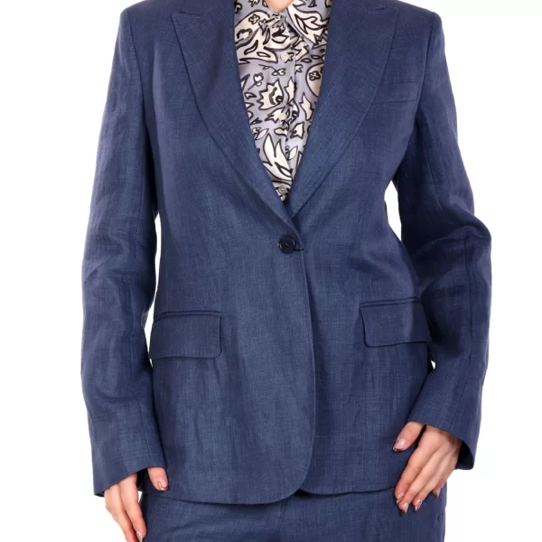 MAX MARA WEEKEND ΣΑΚΑΚΙ ΛΙΝΟ NALUT ΜΠΛΕ