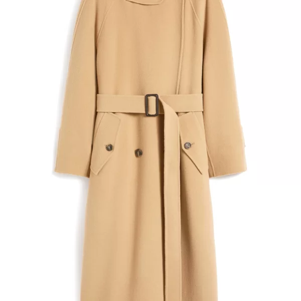 MaxMara WEEKEND MAX MARA WEEKEND ΠΑΛΤΟ CADINE ΑΠΟΣΠΩΜΕΝΗ ΖΩΝΗ ΚΟΥΜΠΙΑ ΤΣΕΠΕΣ ΜΠΕΖ