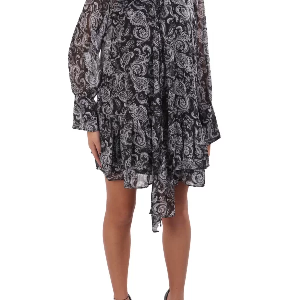 MICHAEL KORS ΦΟΡΕΜΑ ΜΙΝΙ ΔΕΣΙΜΟ ΛΑΙΜΟ ΕΜΠΡΙΜΕ ΜΑΥΡΟ