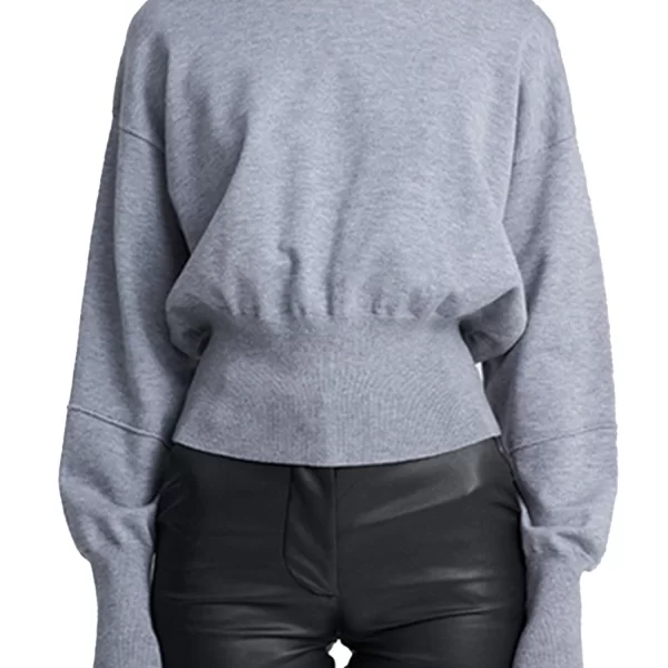 MIND MATTER ΠΛΕΚΤΟ ESTRELLA CREWNECK ΓΚΡΙ