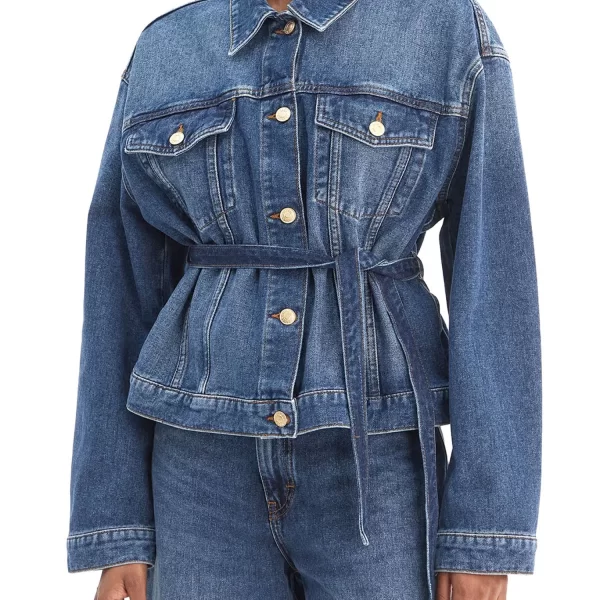 HUGO HUGO ΜΠΟΥΦΑΝ DENIM GIZIE ΑΠΟΣΠΩΜΕΝΗ ΖΩΝΗ ΜΠΛΕ