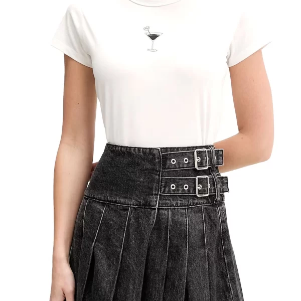 HUGO BLUE T-SHIRT DICHROMA_B LOGO ΕΚΡΟΥ