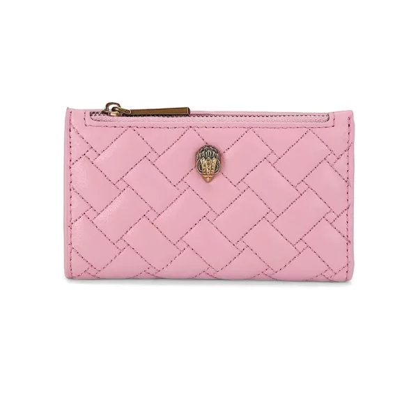 KURT GEIGER ΠΟΡΤΟΦΟΛΙ KENSINGTON BIFOLD WALLET KAΠΙΤΟΝΕ LOGO ΡΟΖ
