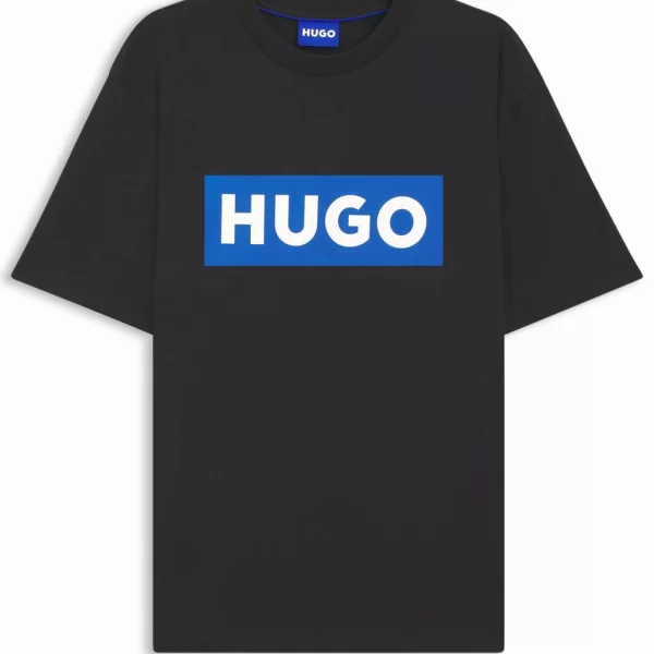 HUGO BLUE T-SHIRT NICO ΜΑΥΡΟ