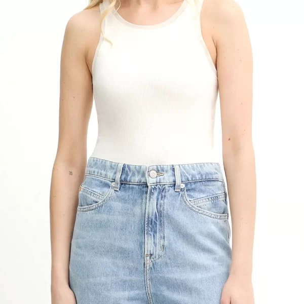 Boss BOSS CASUAL TOP C_EPLIE LOGO ΕΚΡΟΥ