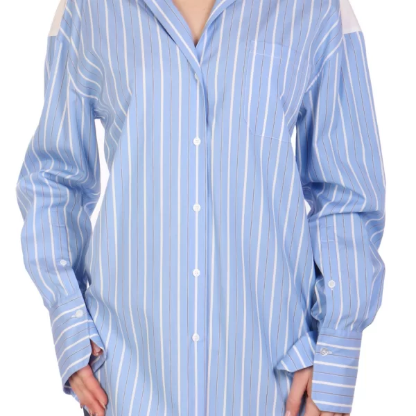 MAX MARA WEEKEND ΠΟΥΚΑΜΙΣΟ NADAR ΚΕΝΤΗΜΑ ΠΙΣΩ ΡΙΓΕ ΣΙΕΛ-ΛΕΥΚΟ