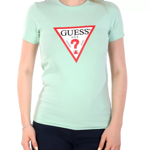 GUESS JEANS T-SHIRT SLIM FIT LOGO ΦΥΣΤΙΚΙ