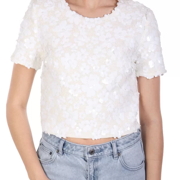 MICHAEL KORS CROP TOP ΠΑΓΕΤΑ ΛΕΥΚΟ