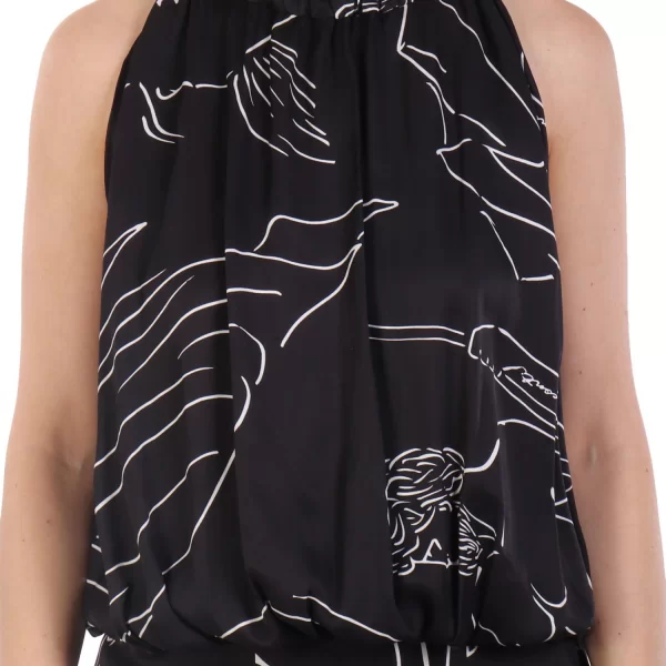 LIVIANA CONTI TOP ΛΑΣΤΙΧΟ ΚΑΤΩ ΜΑΥΡΟ