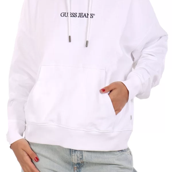 GUESS JEANS ΦΟΥΤΕΡ HOODIE ΛΕΥΚΟ