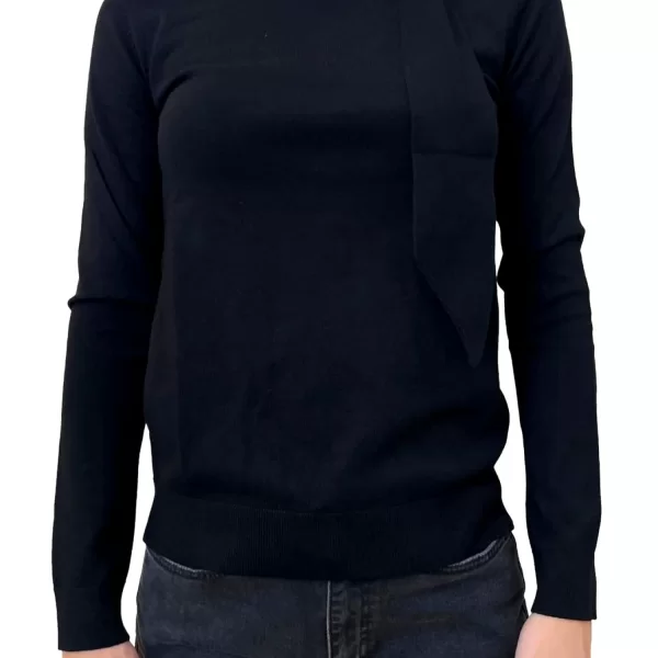 MARELLA EMME ΠΛΕΚΤΟ OSAKA ΛΟΥΠΕΤΟ ΔΕΣΙΜΟ ΛΑΙΜΟ ΜΑΥΡΟ