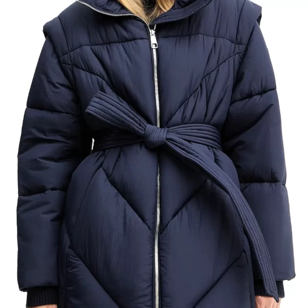 BOSS CASUAL ΜΠΟΥΦΑΝ C_PIOBELLA ΦΟΥΣΚΩΤΟ ΑΠΟΣΠΩΜΕΝΗ ΖΩΝΗ ΣΚΟΥΡΟ ΜΠΛΕ