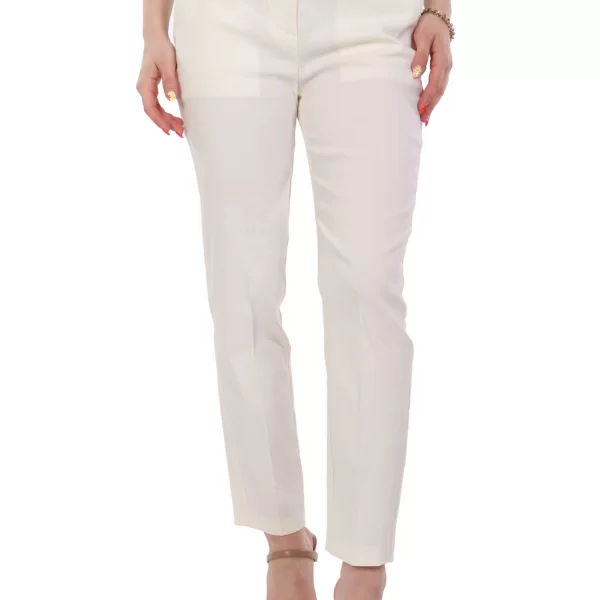 PINKO ΠΑΝΤΕΛΟΝΙ CHINO BELLO TROUSERS ΛΕΥΚΟ