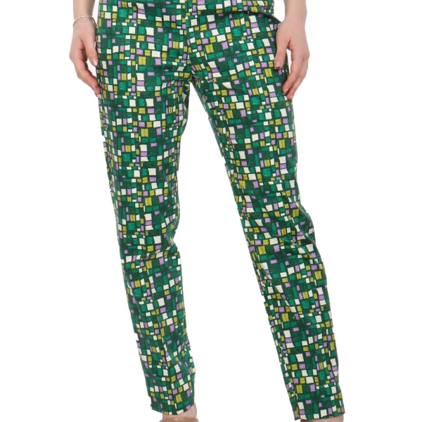 MAX MARA WEEKEND ΠΑΝΤΕΛΟΝΙ CHINO NUCCIA ΚΑΡΩ ΠΟΛΥΧΡΩΜΟ