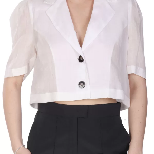 MARELLA ΠΟΥΚΑΜΙΣΟ ROGER CROP ΛΕΥΚΟ